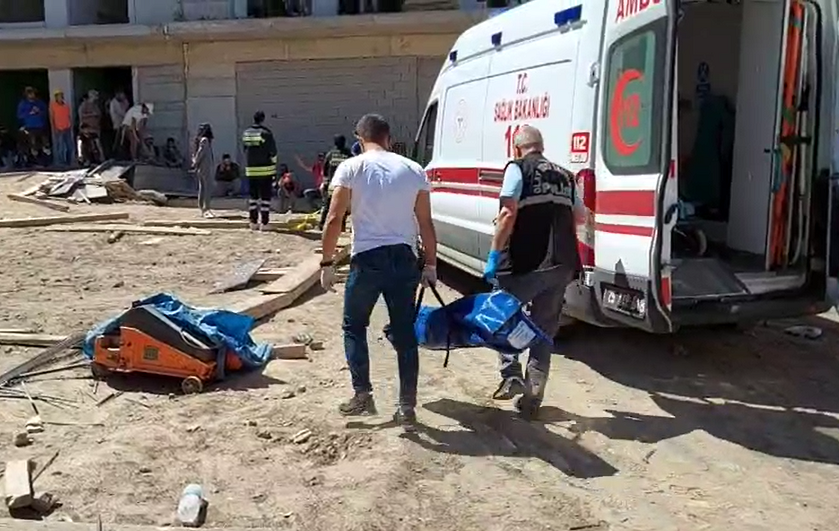 İnşaat işçisi yüksekten düştü! - TIKLA İZLE